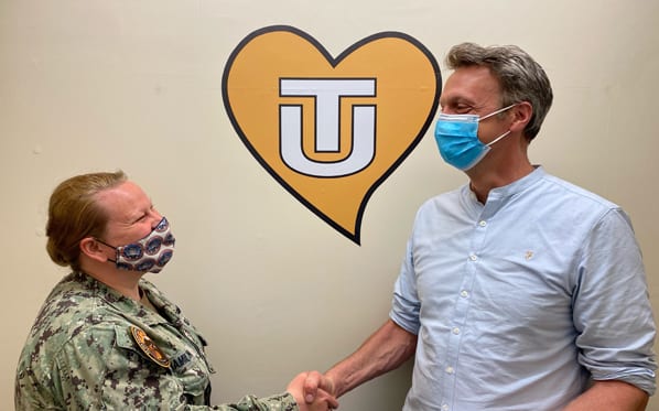 Military forces donate to Uist charity