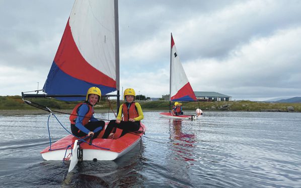 Kids set sail at Sgoil Dhalabroig