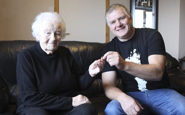 Missing wedding ring found after 50 years!